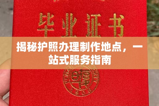 金凤揭秘护照办理制作地点，一站式服务指南