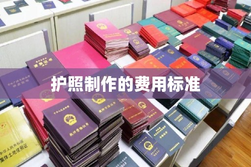 金凤护照制作的费用标准