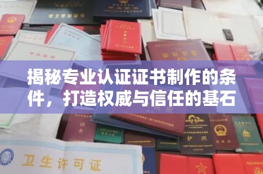 金凤揭秘专业认证证书制作的条件，打造权威与信任的基石