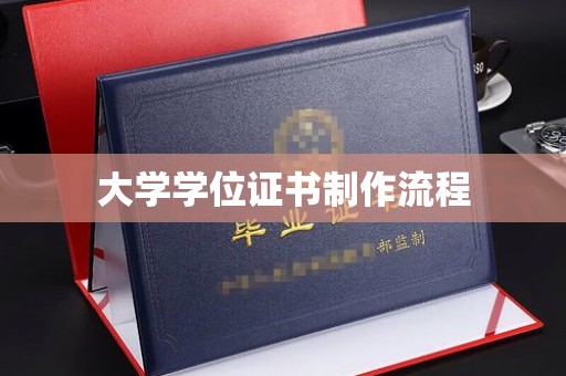 金凤大学学位证书制作流程