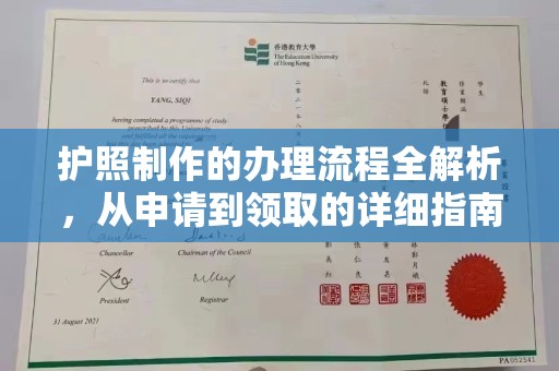 金凤护照制作的办理流程全解析，从申请到领取的详细指南