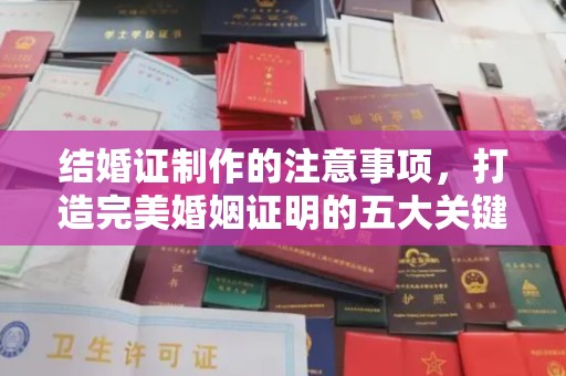 金凤结婚证制作的注意事项，打造完美婚姻证明的五大关键点